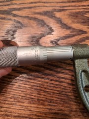 Mitutoyo Micrometer 2-3 ” .0001” Code No. 103-115 Made In Brazil