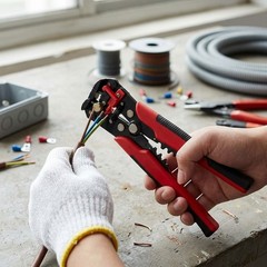 High Carbon Steel Automatic Wire Stripper Crimper Cutter Electrical Tool