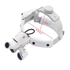 Dental Medical Surgical Headlight Headband Binocular 5W LED 3.5X White