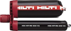 Case of 25 Hilti adh RE500-V3 330m1 Injectable Epoxy Mortar 11.1 oz Exp 1/31/26