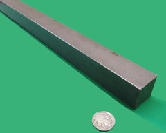 Square 4140 Alloy Steel Annealed Bars, 1 1/8″ x 1 1/8″ Wide x 12″ Length