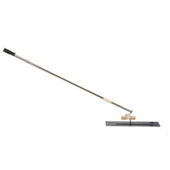 Concrete Trowel Long Handle Cement Surface Smoothing Tool Concrete Tools Silver