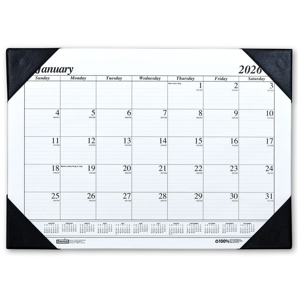2026 0124-02 HOD012402 House of Doolittle Desk Pad Calendar 18-1/2 x 13″