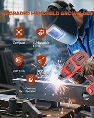 Saker Portable Electric Welding Machine,110V Portable Welder Handheld with IG