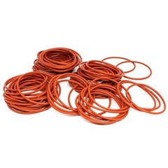 1mm Cross Section O Rings VMQ Silicone Food Grade 3mm-44mm ID (+200℃ / -35℃)