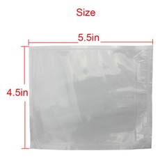 100-1000 4.5″ x 5.5″ Clear Packing List Enclosed Envelopes Pouch Self Adhesive