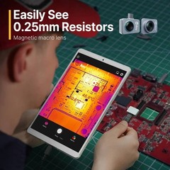 InfiRay P2 Pro Thermal Camera for iOS iPhone 256×192 With Magnetic Macro Lens