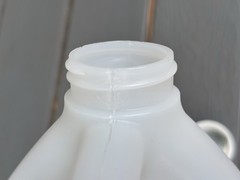 NEW Case of (4) 1 Gallon Jugs w/ Sealing Caps 128oz HDPE Empty Plastic Bottles