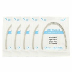 Dental Orthodontic Arch Wire Stainless Steel Ovoid/Natural/Square Rectangular