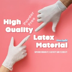 3 Boxes – Extra Large – Latex Medical Exam Dental Powder Free Disposable Gloves