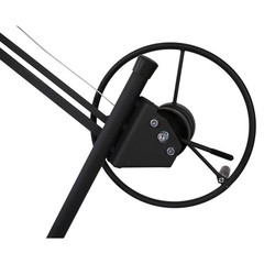 FOREOCELIV 11ft Drywall Lift Panel Hoist Jack Lifter 150 lbs Ceiling Wall Black