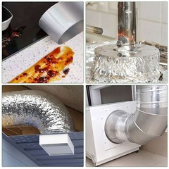 1.2in x 33FT Aluminum Foil Tape Heat Resistant Waterproof Insulation Home Repair