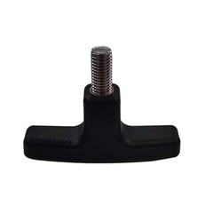 Nylon T Knob Plastic Clamping Handle with M8 M10 M12 Metal Thread Screw