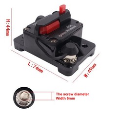 Circuit Breaker Audio Fuse 20A-300A Amp 12V-48V DC Car Boat Manual Reset Switch