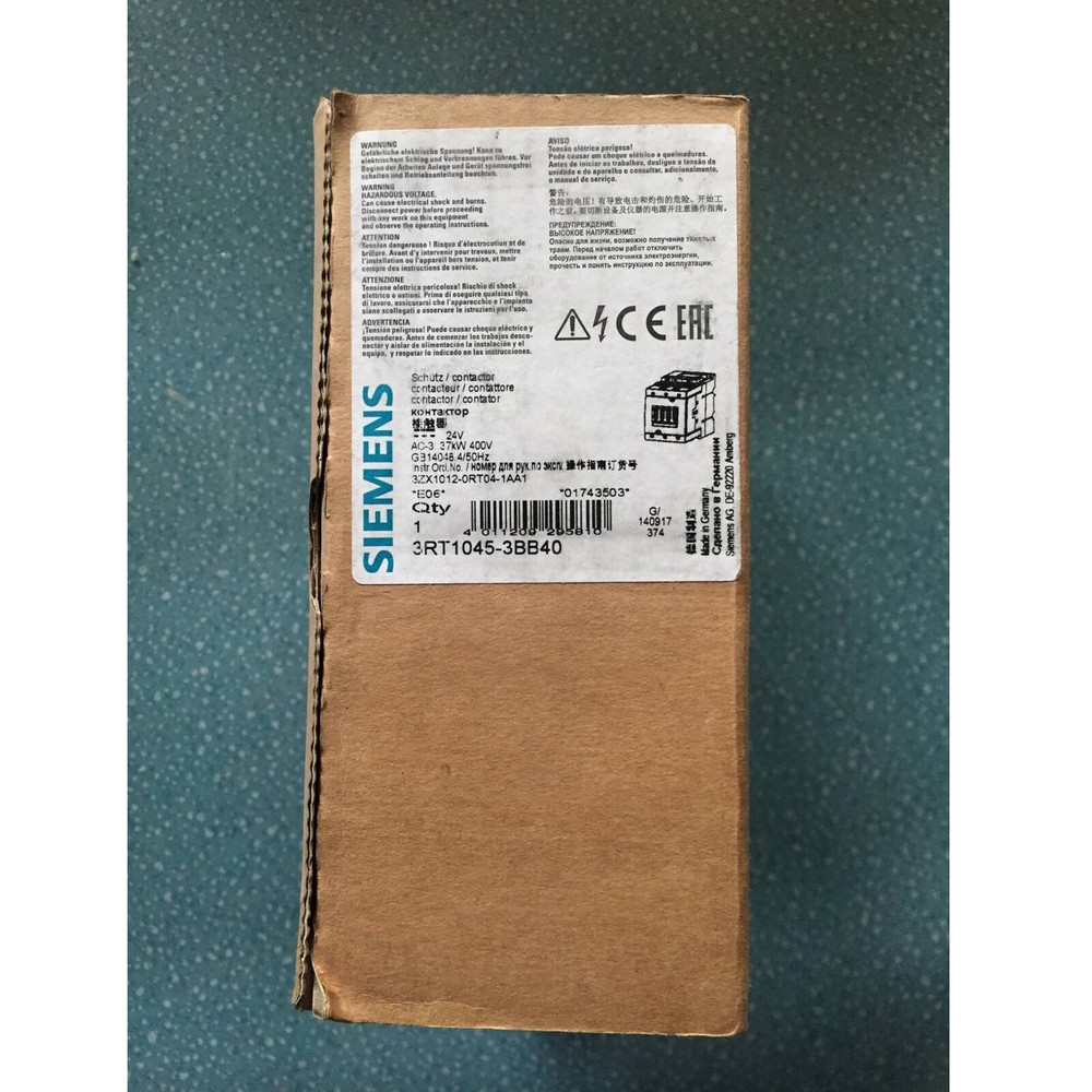 1PC NEW IN BOX Siemens DC Contactor 3RT1045-3BB40 3RT1045-3BB40 FAST SHIP#XR