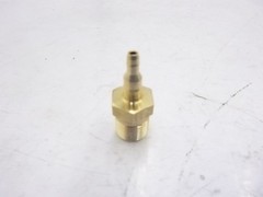 100 Pack 28-4-5/32-2 Brass Pneumatic Dubl-Barb for Tubing 5/32 X 1/4 X 1/8