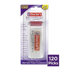 Gentle Interdental Brushes & Dental Pick Combo – 120 Toothpicks for Healthy Gums