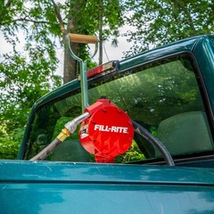 Fill-Rite FR152 Fuel Transfer Piston Hand Pump With Hose And Nozzle Spout