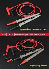 2pcs/set 1000V Digital Multimeter Test Leads Probe Kit 20A Wire Cable Set