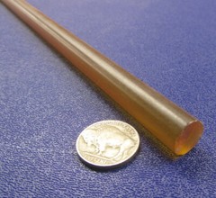 Ultem PEI Rod 1000-1000 Natural .500″ (1/2″) Diameter Rod x 1 Ft Long