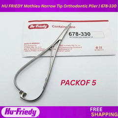 Lot of 5 Pcs HU FRIEDY Mathieu Narrow Tip Orthodontic Plier 678-330