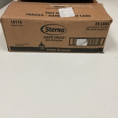 Sterno Fuel Cans – 4-Hour Burn, (24-Pack) Chafing Dish Fuel Can Burners for Food