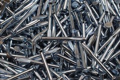 (100) Flat Head 1/4 x 3 Split Drive Anchors Concrete Nail-In Hammer-In