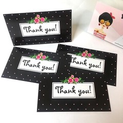 Thank You Business Cards for Small Business Variety Pack Flowers