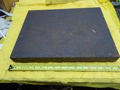 HAND SCRAPED MACHINIST SURFACE PLATE cast iron toolmaker tool