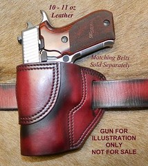 Gary C’s Avenger OWB Left Hand HOLSTER Sig Sauer P220 Carry 3.9″ Heavy Leather