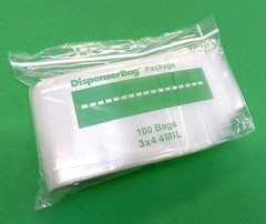 4MIL 2″x3″ & 3″x4″ Zippit Bags 200 H.D. Zip Slide Reclosable Baggies 100each Bag
