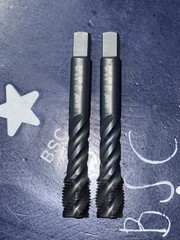 (2) OSG 9/16-18 PLUG TAP SPFL SPIRAL FLUTE HY-PRO 4FL NF GH3 HSE TWO TAPS