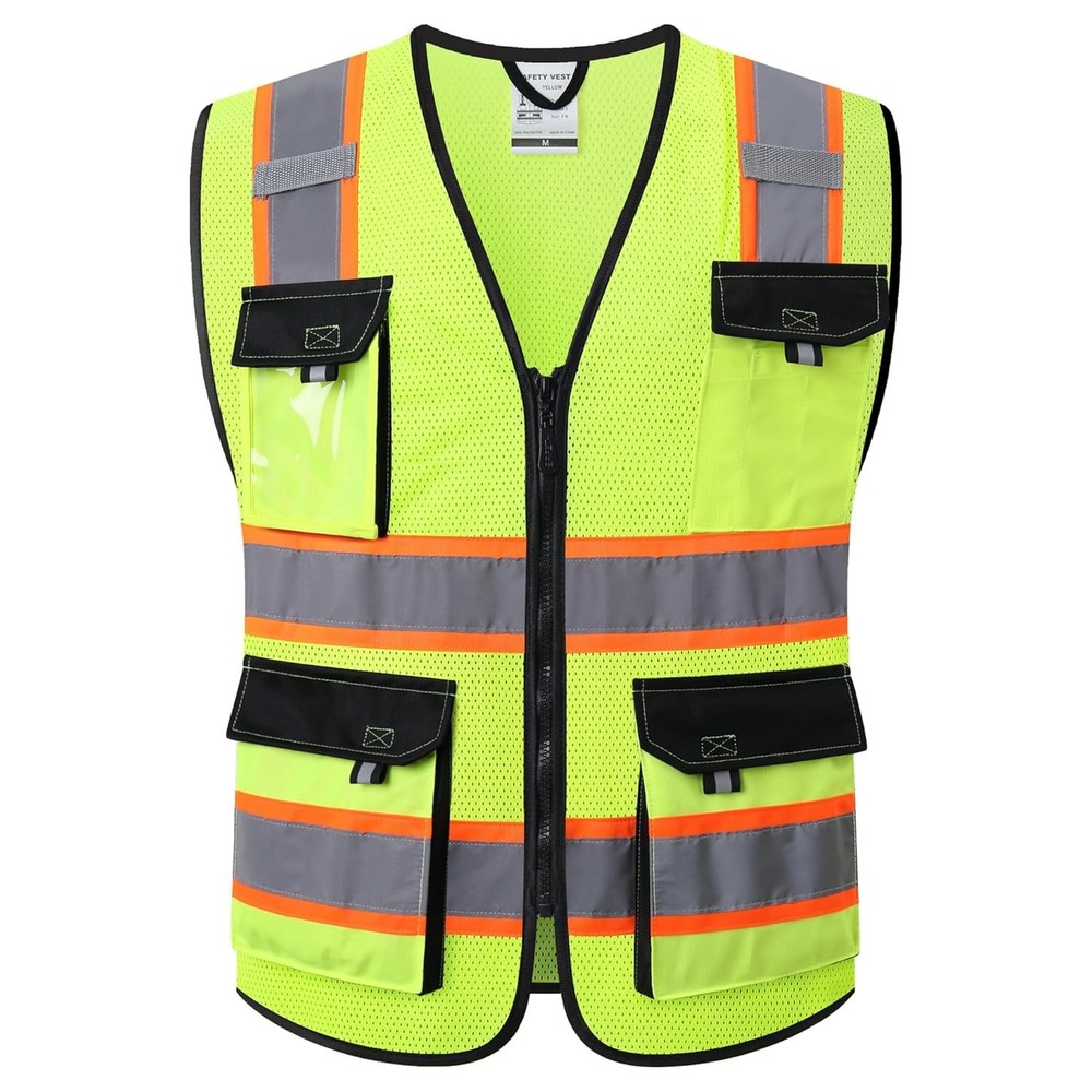 High Visibility Reflective Safety Vests for Men Women Work High Vis Vest