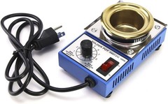 Solder Pot, 150W 110V, 50Mm Soldering Bath Titanium Plate, Capacity 500G 200-450