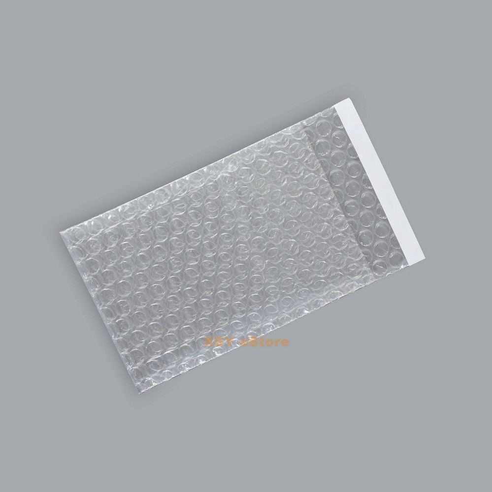 1000 PCS Small Bubble Bags 2.5″ x 3″ Inches_65 x 80+20mm Clear Packing Pouches
