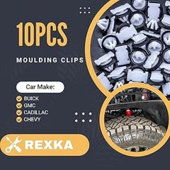 10pcs Rocker Panel Moulding Clip, Panel Retainer Clip Replacement for Equinox
