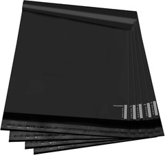 Poly Envelopes Self Sealing Shipping Envelopes 100 Pack 10×13 Black Plastic