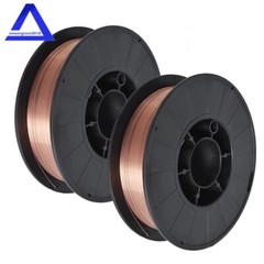 2 Pieces ER70S-6 0.035″ (0.9mm) 10-lbs Mild Steel MIG Welding Wire Roll New