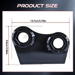Pair 1/4 Inch 25mm 1 Inch Mini Excavator Bucket Ear For Agt Cfg, Universal 1 Ton