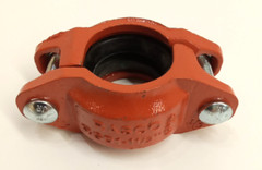 Rasco RGD1 1-1/2″ Angle Pad Rigid Grooved Coupling Ductile Iron EPDM Gasket