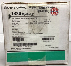 US Motors K55HXTEC-8578 Motor 460V 1A 1/4HP 825RPM (M20)