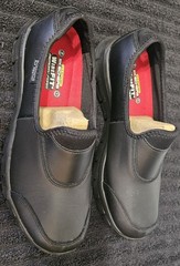 Skechers Flex Sole Wide Fit Memory Foam Slip Resistant Slip-On Shoes Size 8