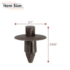 4PCS Interior Door Panel Trim Board Clips Compatible with 4runner 1996 Oak Brown
