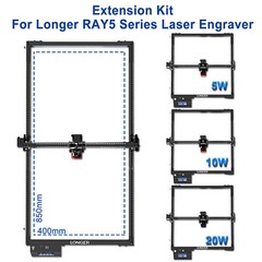 Longer Laser Engraver Extension Kit Y Axis for RAY5 5W/10W Laser Engraver NEW
