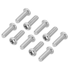 30Pcs Phillips Pan Head Screws M4-0.7 x 12mm 304 Stainless Steel Screw