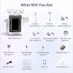Multifunction 9 in 1 Beauty Machine for Body Massage Facial Skin Care Salon Use