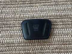 JBP Military Police Detective Special Agent Leather Pistol Holster OWB Belt #36