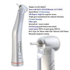 Dental 1:5 Electric Handpiece High Speed Contra Angle KaVo MASTERmatic LUX M25L