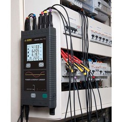 AEMC PEL 113 3-Phase Power/Energy Logger, LCD/MA193-10-BK Sensors