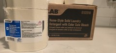 4 ct. – 3lb ea. Ecolab Home-Style Solid Laundry Detergent with Color Safe Bleach